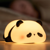 Panda 7 Renk Işıklı Silikon Gece Lambası