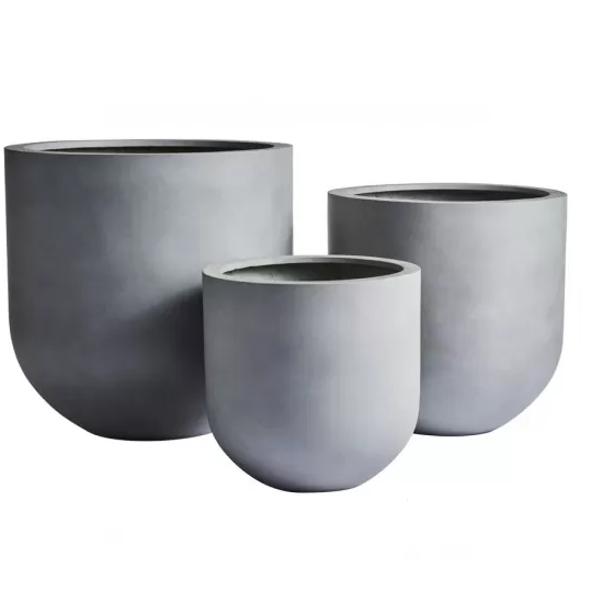 Paschendale XL Fiberstone Saksı Gri