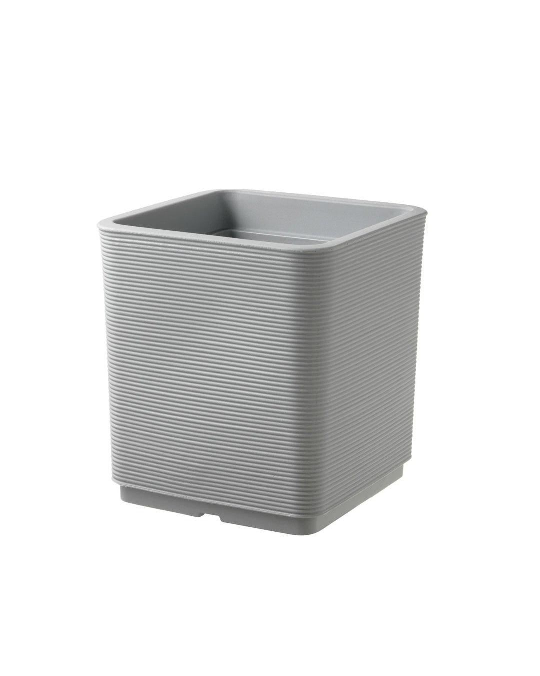 Pixel Groove Plastik Saksı Gri