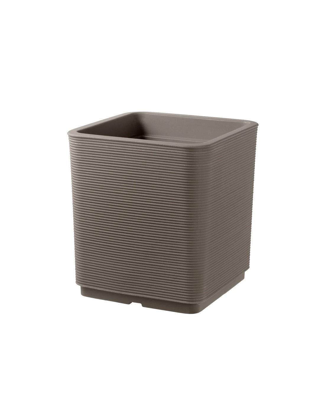 Pixel Groove Plastik Saksı Kapuçino