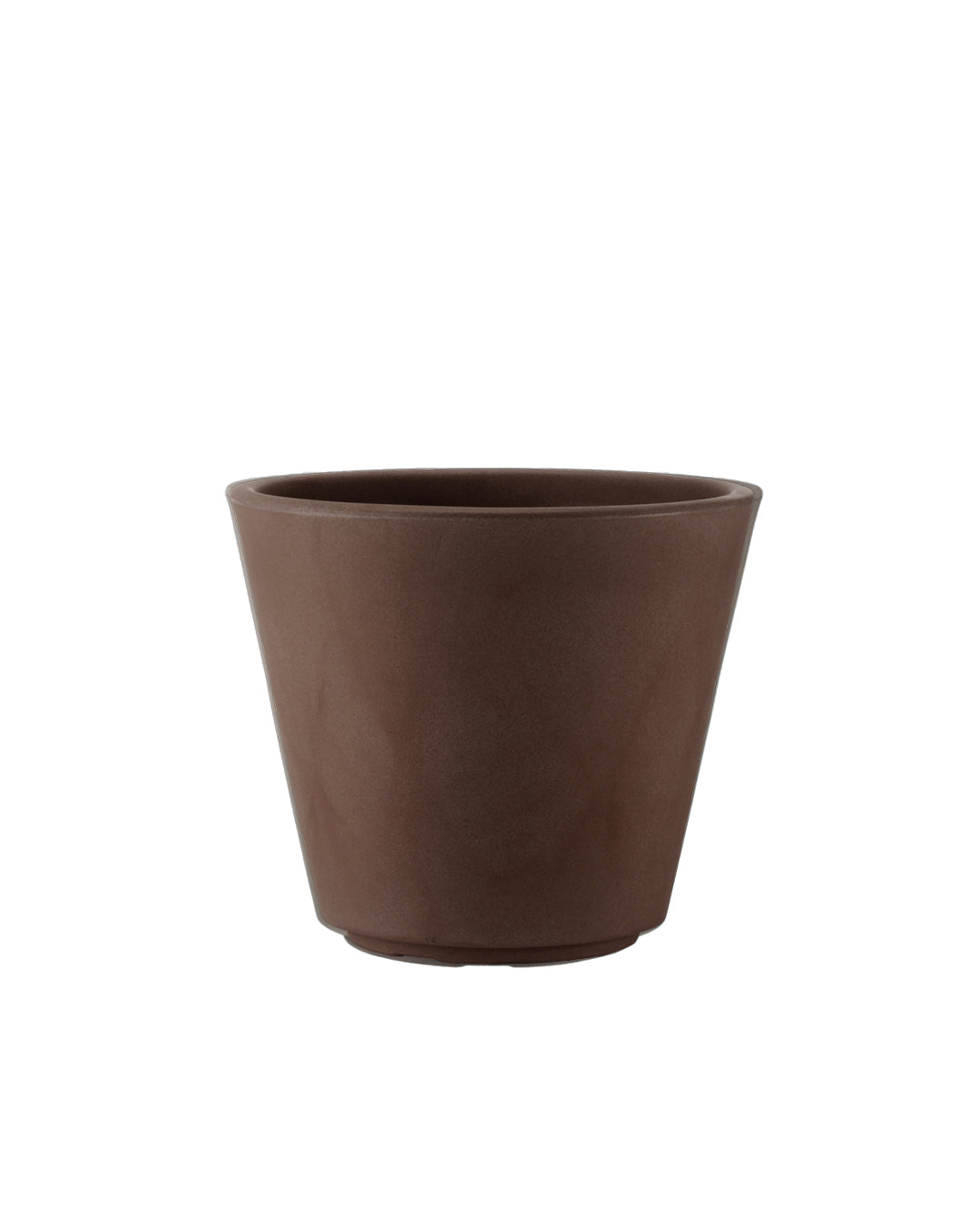 Ribeira 50 Plastik Saksı Kahverengi