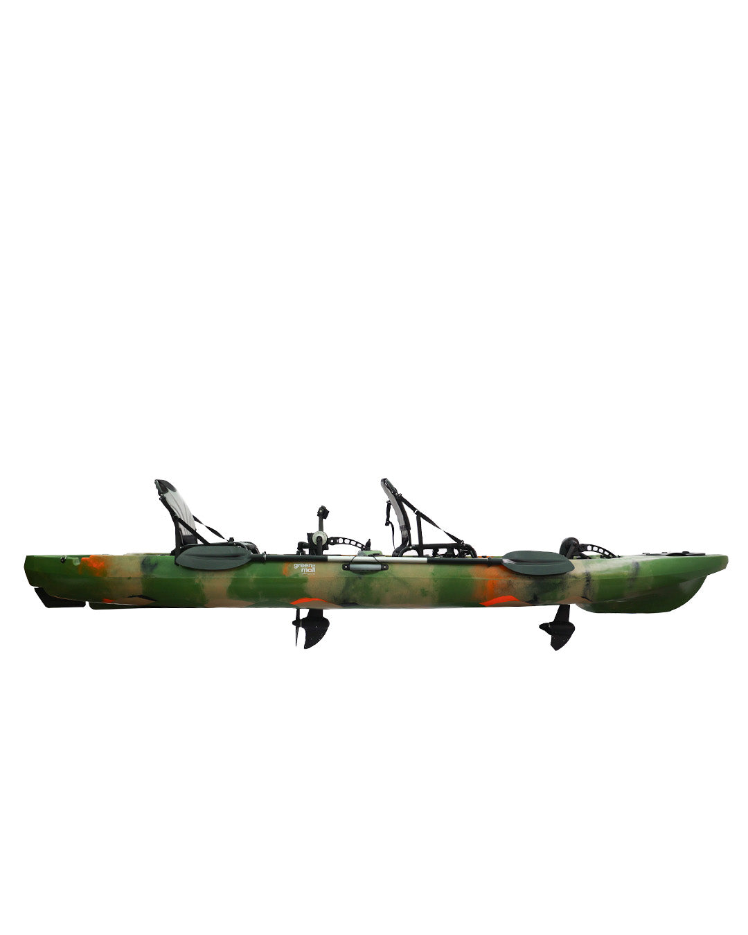Romance Çift Kişilik Pedallı Balıkçı Kanosu Yeşil Kamuflaj