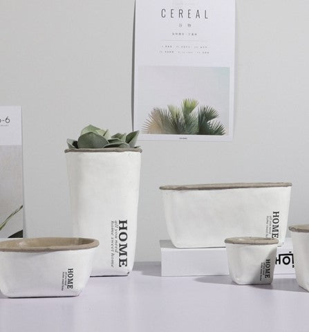 Rosmerta Saksı 1 Beyaz