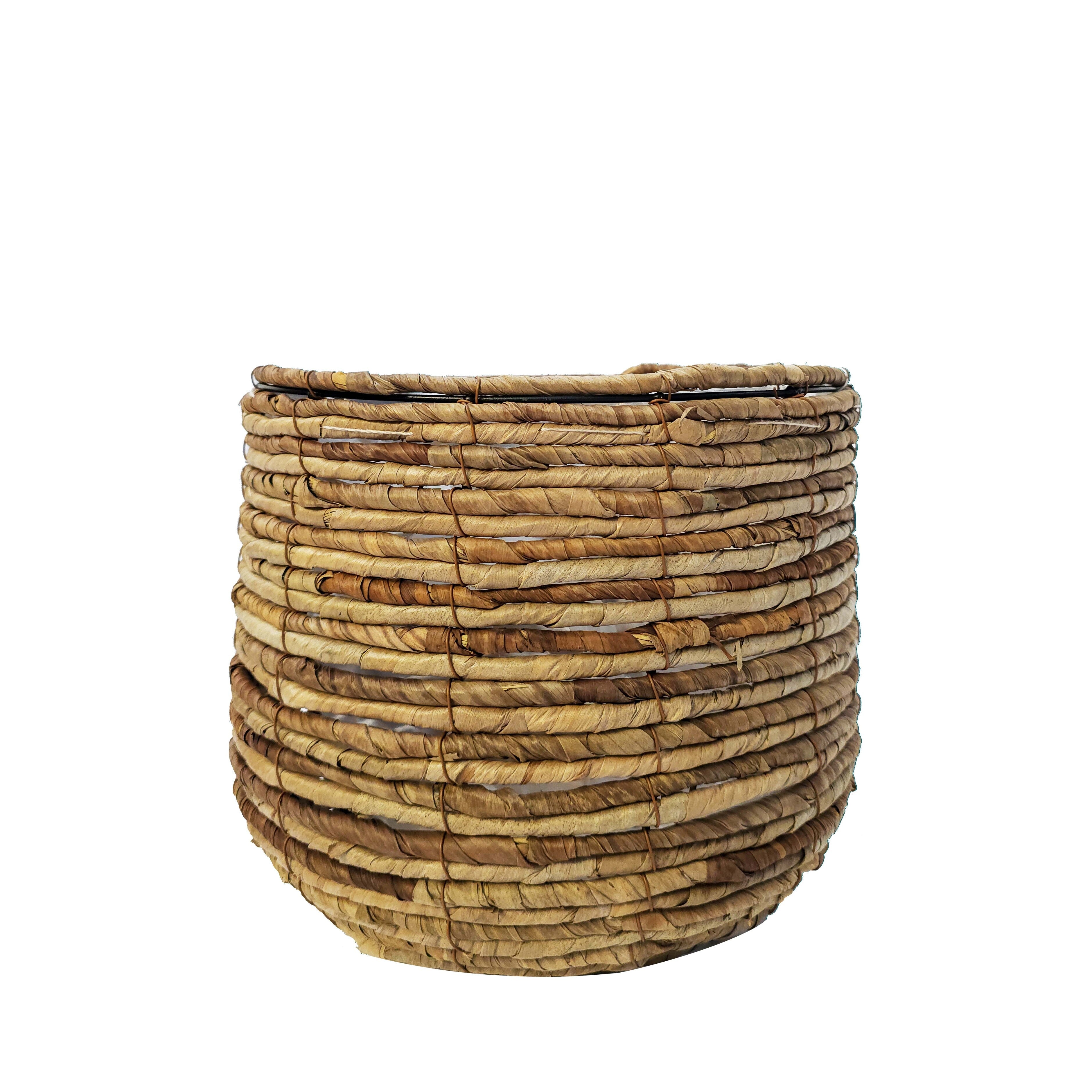 Santo Askılı Hasır Saksı Büyük