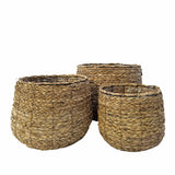 Santo Hasır Saksı Küçük Kahverengi