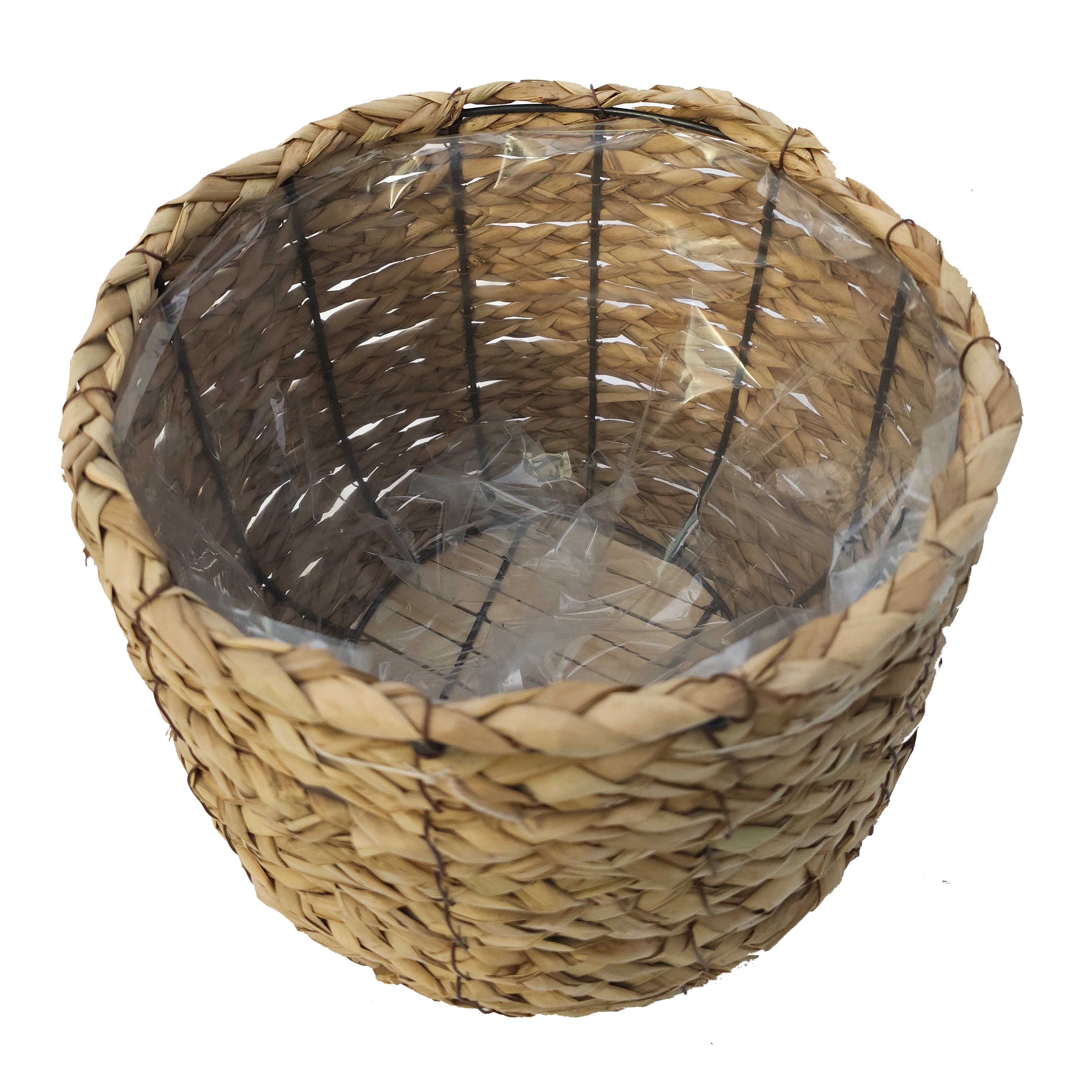 Santo Hasır Saksı Orta Kahverengi