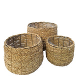 Santo Hasır Saksı Orta Kahverengi