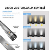Şarjlı LED Boyun Okuma Lambası Gri