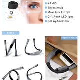 Şarjlı LED Boyun Okuma Lambası Gri