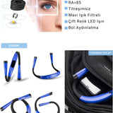 Şarjlı LED Boyun Okuma Lambası Mavi