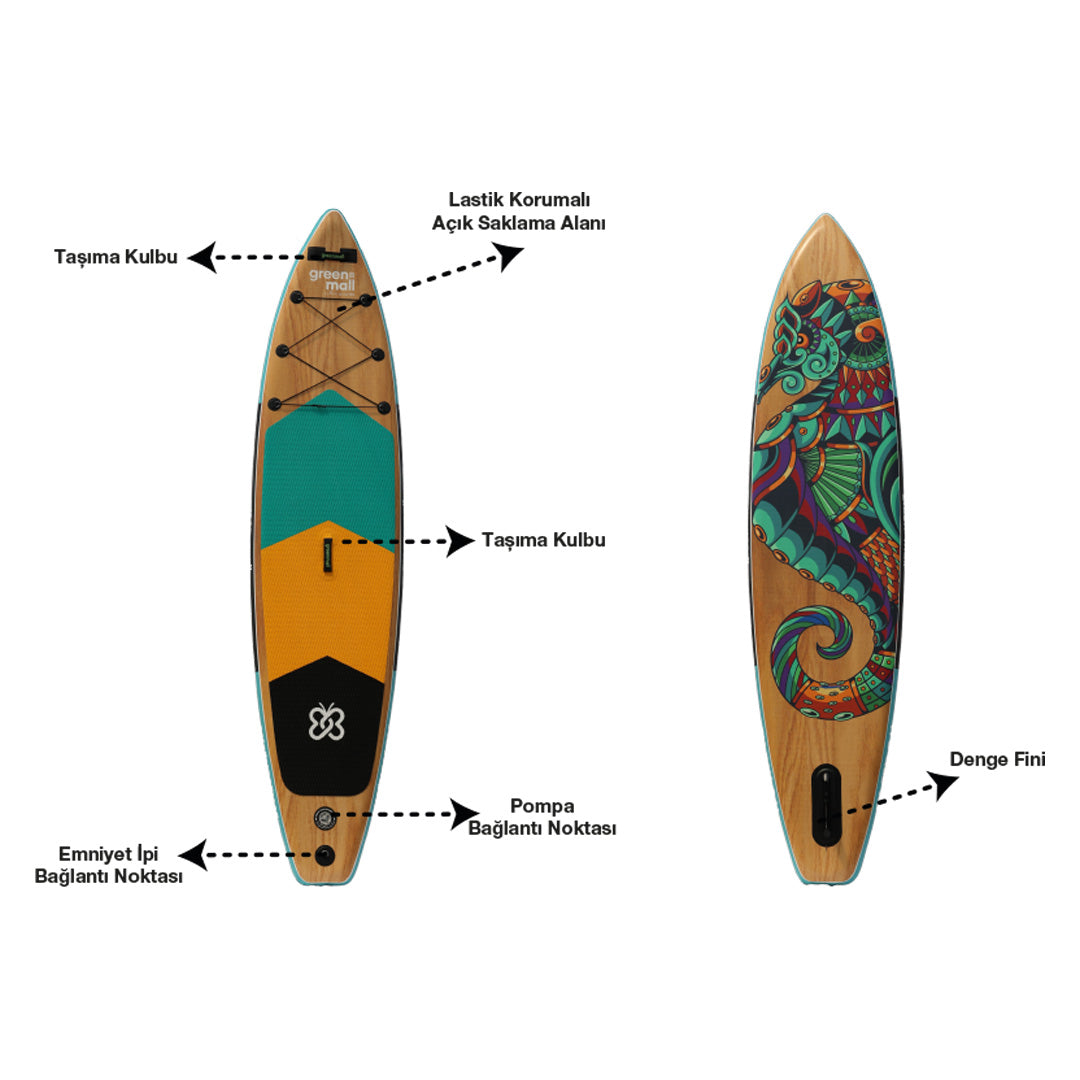Sea Monster Paddle Board / Sup Board 353 cm
