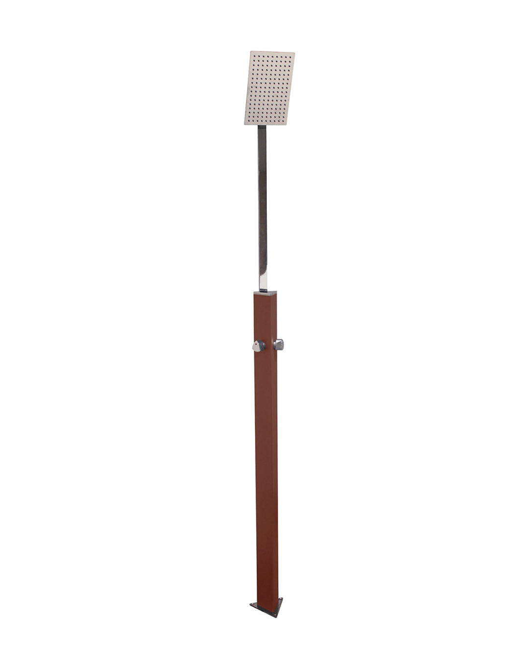 Showerpoint bronz bahçe duşu 220 cm - üçgen form sıcak soğuk su ayarlanabilir başlık