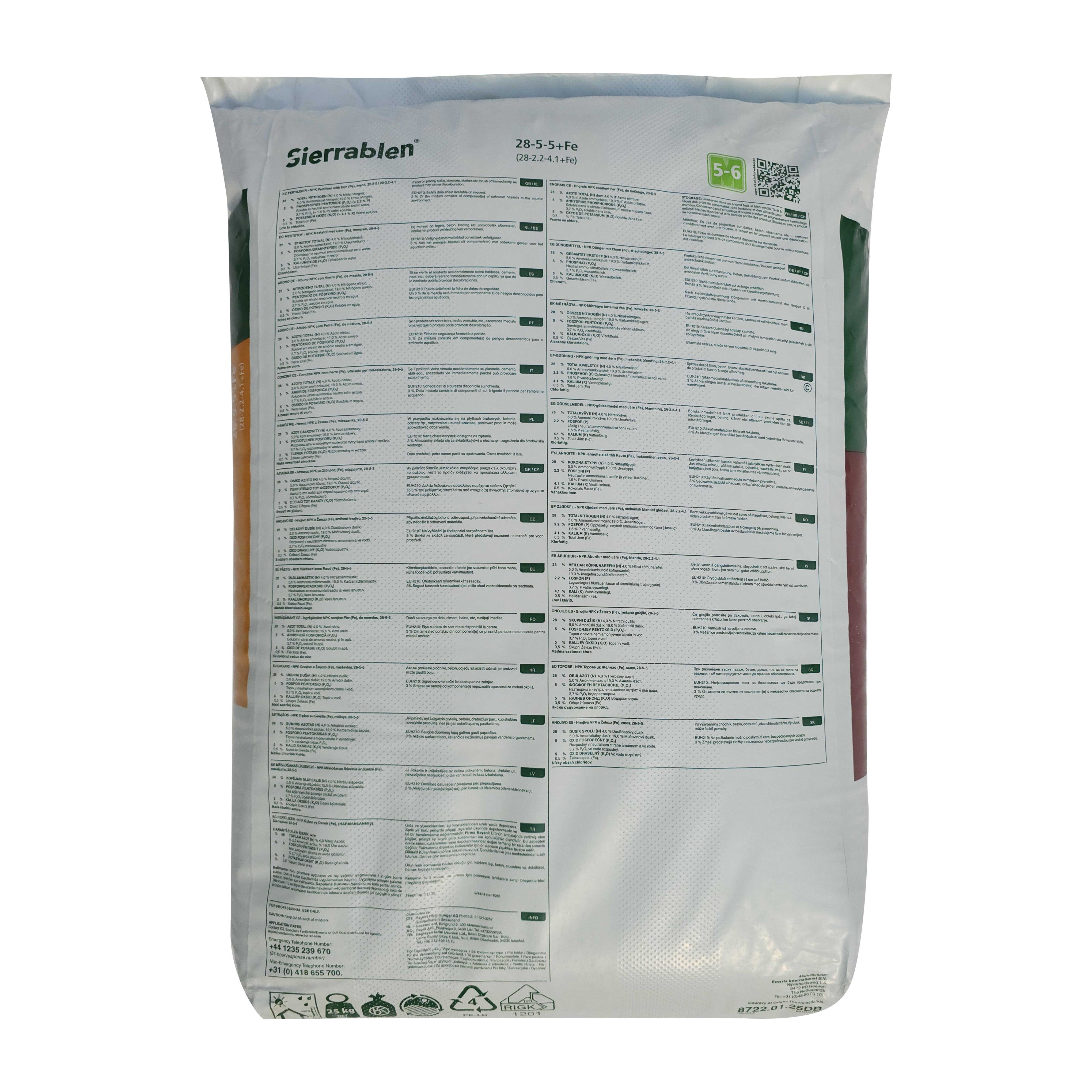 Sierrablen 28-5-5+Fe 5-6M