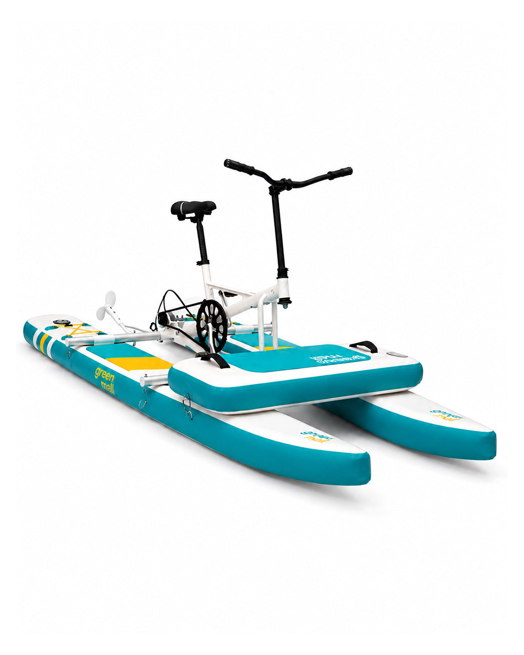 Şişme deniz bisikleti seti pedallı water bike JBL Grip hoparlör ve Intex Flamingo deniz yatağı hediyeli