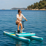 Şişme deniz bisikleti seti pedallı water bike JBL Grip hoparlör ve Intex Flamingo deniz yatağı hediyeli
