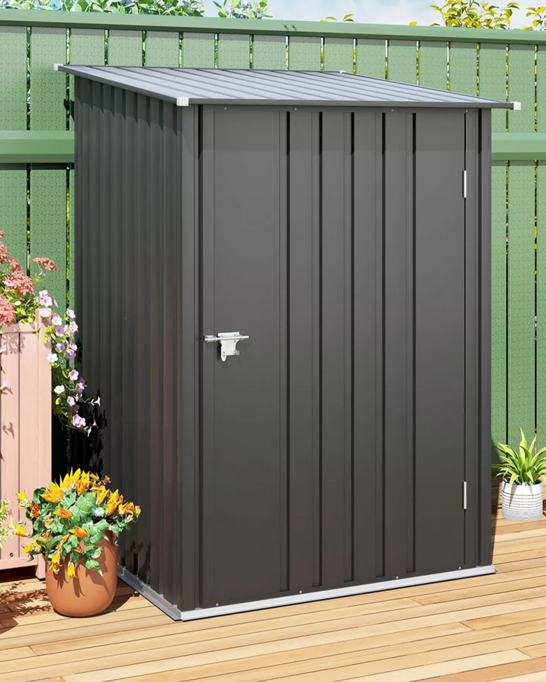 Smart Store Metal Bahçe Dolabı Antrasit