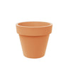 Terracotta renkli Standart One 50 plastik saksı.
