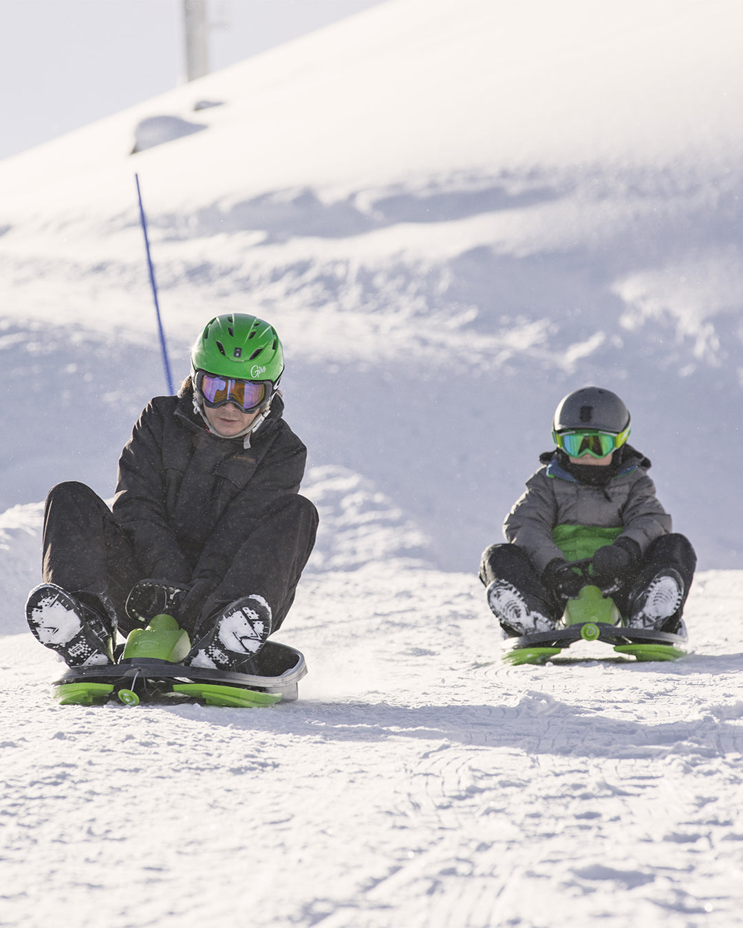 Stratos – Direksiyonlu Yarış Kızağı - Yeşil