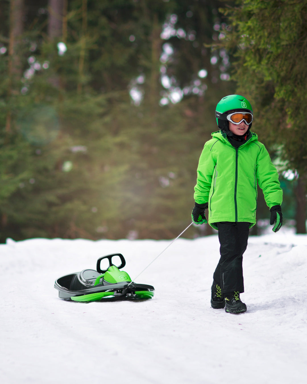 Stratos – Direksiyonlu Yarış Kızağı - Yeşil