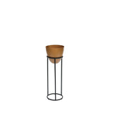 Summus Metal Ayaklı Saksı Orta Bronz