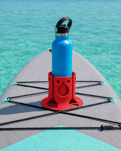 SUP board şişe ve suluk tutucu kırmızı, 3D baskı