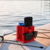 SUP Board Telefon, Gözlük ve İçecek Tutucu Kırmızı