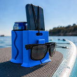 SUP Board Telefon, Gözlük ve İçecek Tutucu Mavi