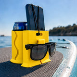 SUP Board Telefon, Gözlük ve İçecek Tutucu Sarı