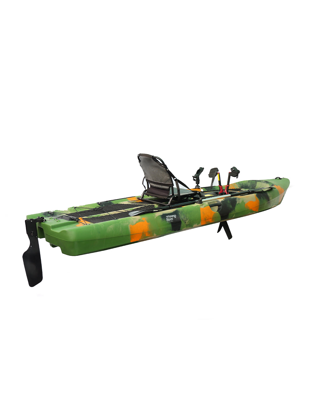 Sup Pro Tek Kişilik Pedallı Balıkçı Kanosu Yeşil Kamuflaj