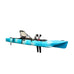Vicking Kayak 360 cm Sup Pro mavi kamuflaj tek kişilik pedallı ve koltuklu balıkçı kanosu.