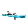 Vicking Kayak 360 cm Sup Pro mavi kamuflaj tek kişilik pedallı ve koltuklu balıkçı kanosu.