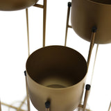 Superbia Metal Ayaklı Saksı Orta Sarı