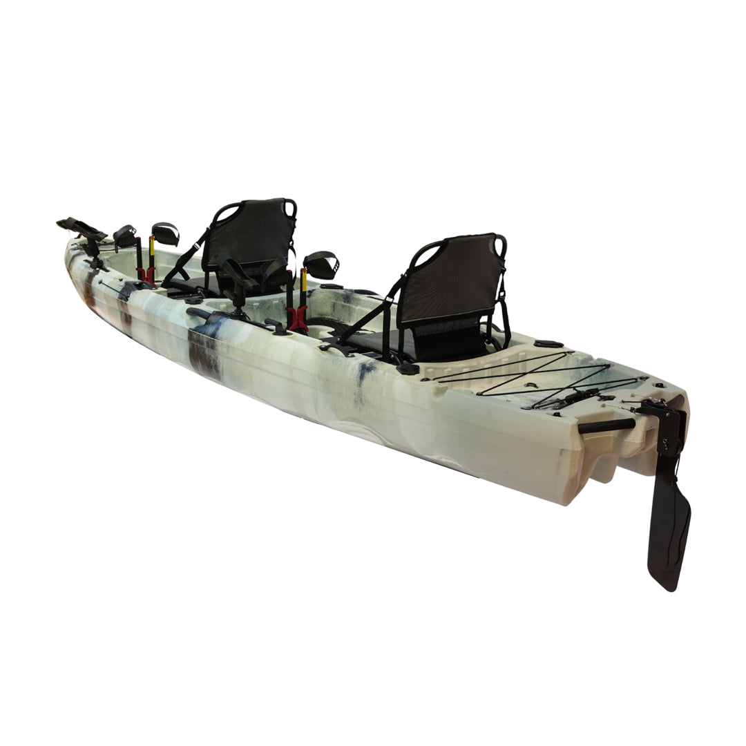 Tango Balıkçı Kanosu Beyaz-Gri-Siyah