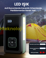HARVOX ST08022 Akü Takviye + Lastik Kompresörü 8000mAh