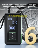 HARVOX ST08022 Akü Takviye + Lastik Kompresörü 8000mAh