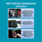 HARVOX ST08022 Akü Takviye + Lastik Kompresörü 8000mAh