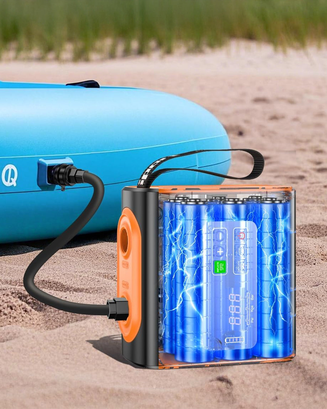 Taşınabilir Şarjlı Şişirme Pompası