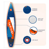 Touring Paddle Board 350 Cm