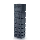 Tower Stone Yağmur Suyu Deposu 350 L 57.5x38.4x180 cm antrasit taş dokulu - bahçe sulama