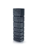 Tower Stone Yağmur Suyu Deposu 350 L 57.5x38.4x180 cm antrasit taş dokulu - bahçe sulama