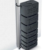 Tower Stone Yağmur Suyu Deposu 350 L 57.5x38.4x180 cm antrasit taş dokulu - bahçe sulama