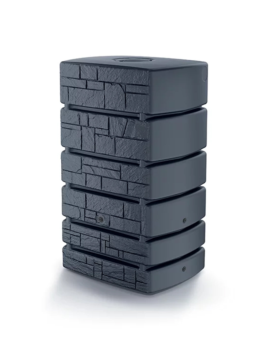 Tower Stone Yağmur Suyu Deposu 500 L 77.5x58.3x130 cm antrasit segmentli gövde - bahçe