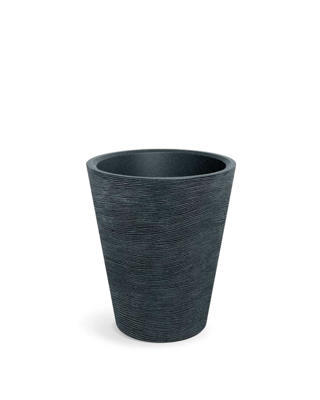 Tubra Plastik Saksı Koyu Granit