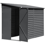 Urban Box Metal Bahçe Kulübesi Siyah