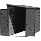 Urban Box Metal Bahçe Kulübesi Siyah