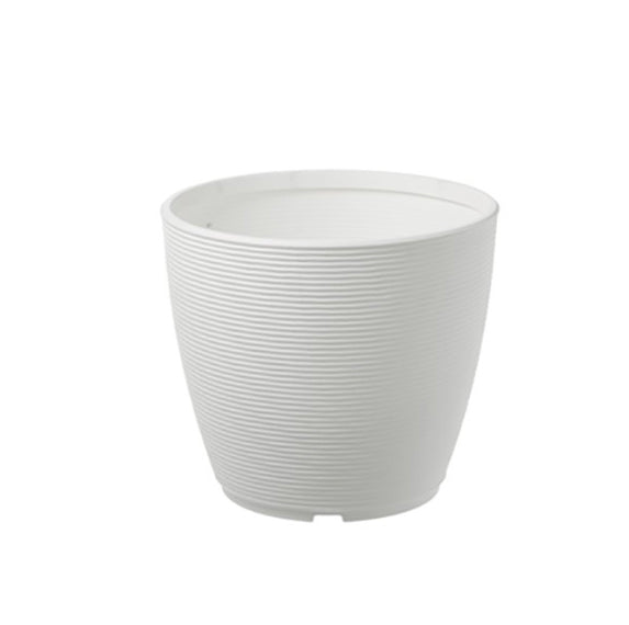 Urban Ring 48 Plastik Saksı Beyaz