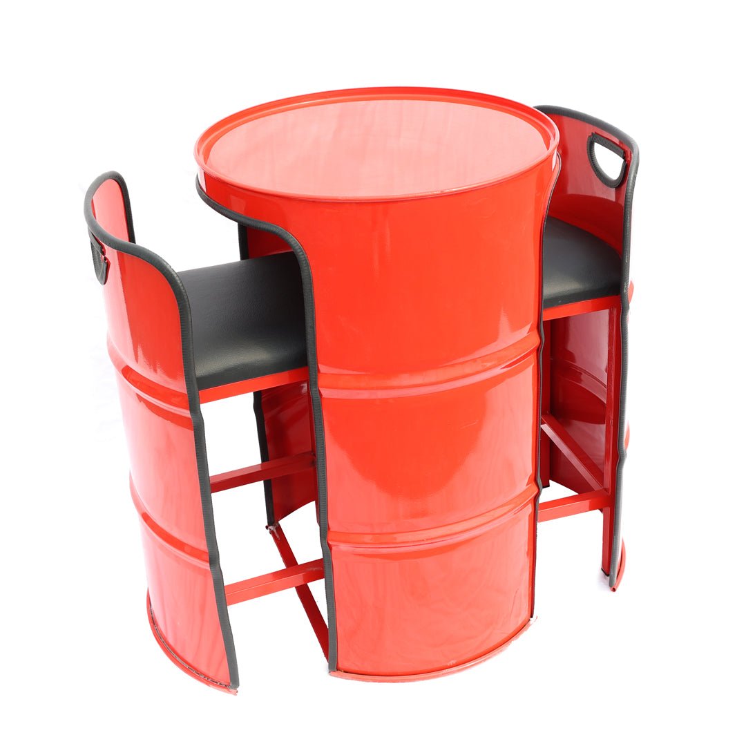 Varil Bistro Oturma Grubu İki Kişilik