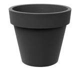Vaso Standart One 120 Plastik Saksı Antrasit