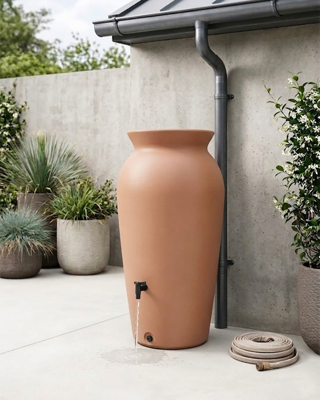 Velcan Yağmur Suyu Deposu 230 L Terracotta