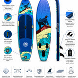 Wave Fighther Şişme SUP Board / Paddle Board 335 cm
